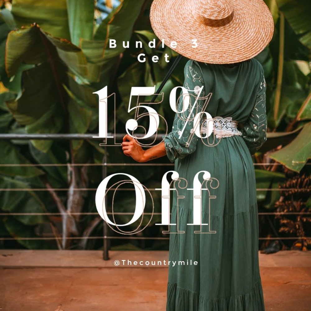 Bundle 3 Get 15% Off